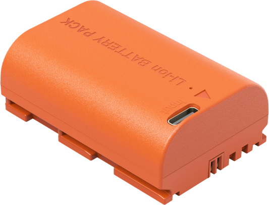 SmallRig 5407 Camera Battery USB-C Rechargeable Canon LP-E6P Orange