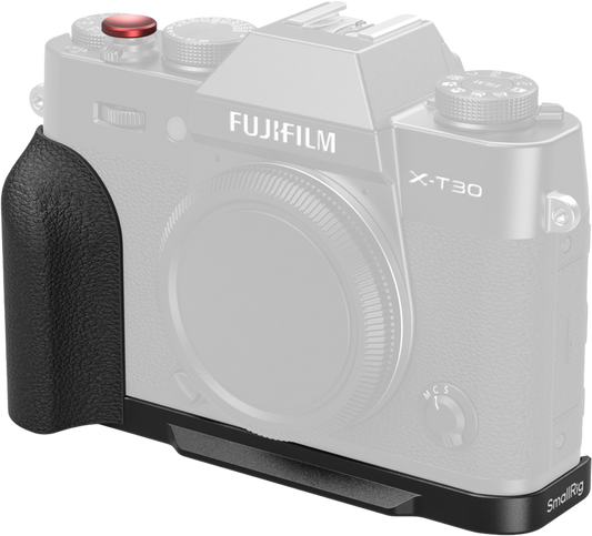 SmallRig 5663 L-Shaped Mount Plate with Silicone Handle for FUJIFILM X-T30 / T30 II / T30 III Black
