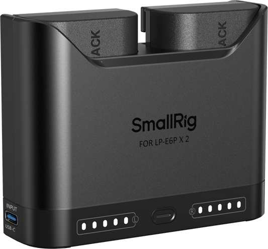 SmallRig 5485 Turbo Charging Kit for LP-E6P Camera Batteries
