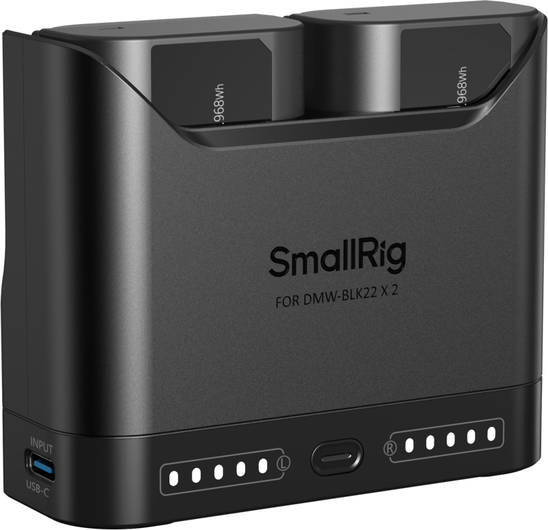 SmallRig 5487 Turbo Charging Kit for DMW-BLK22 Camera Batteries