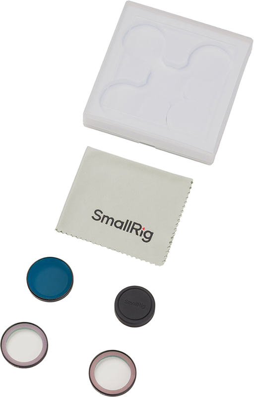 SmallRig 5789 1/2 & 1/4 Black Diffusion & ND8-CPL Polarizing Filter Kit for DJI Osmo Nano