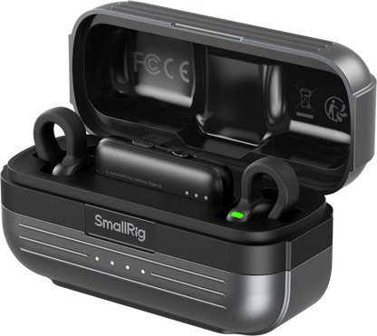 SmallRig 5717 S70-C2 Wireless Microphone with USB-C Adapter for Phones (Black)