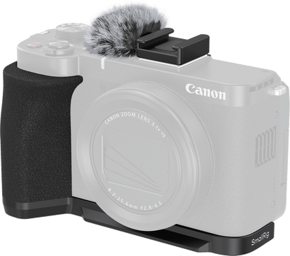 SmallRig 5808 L-Shaped Mount Plate with Handle for Canon PowerShot V1 (Black)
