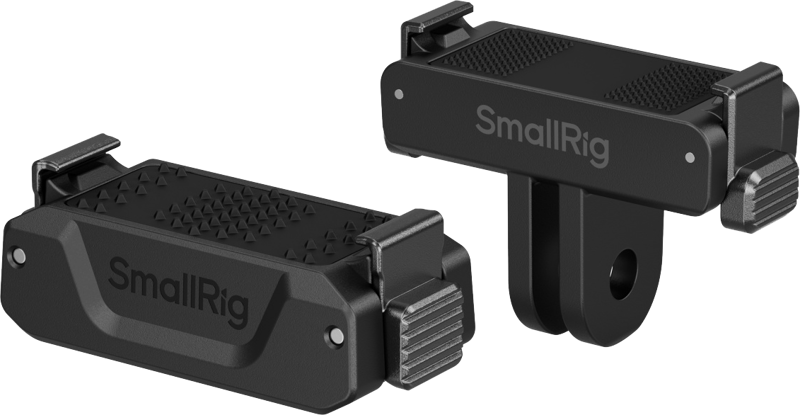 SmallRig 5918 Bidirectional QR Folding Adapter Support with 2-Prong Mount and 1/4"-20 Threaded hole