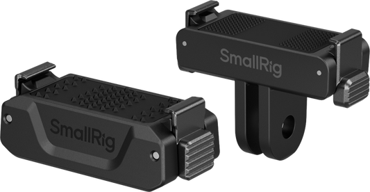 SmallRig 5918 Bidirectional QR Folding Adapter Support with 2-Prong Mount and 1/4"-20 Threaded hole