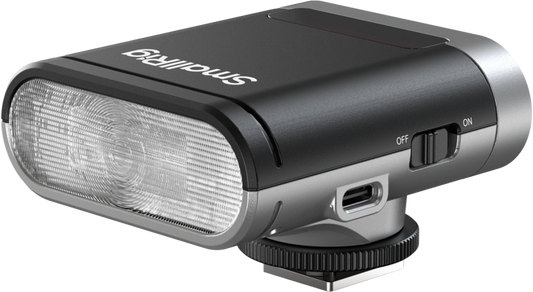 SmallRig 5818 RS20 mini Speedlite Flash (Silver)
