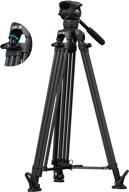 SmallRig 5580 FSD16 FreeSpeed Heavy-Duty Carbon Fiber Tripod