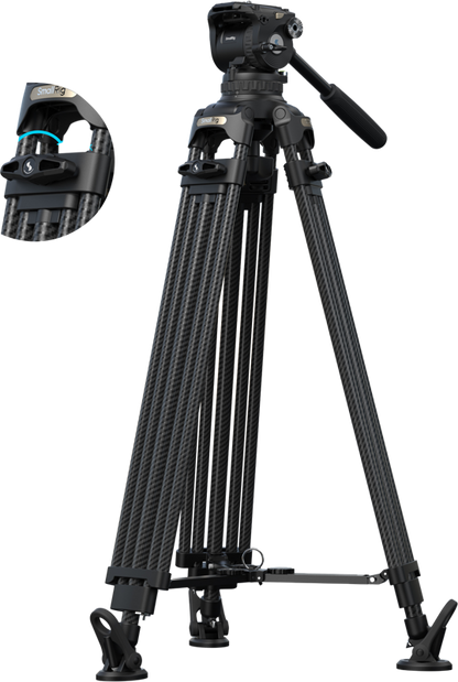 SmallRig 5578 FSD18 FreeSpeed Heavy-Duty Carbon Fiber Tripod