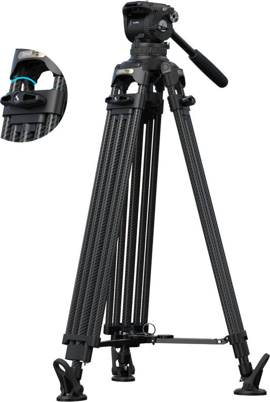 SmallRig 5578 FSD18 FreeSpeed Heavy-Duty Carbon Fiber Tripod