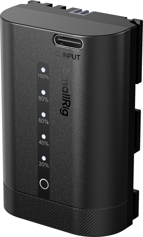 SmallRig 5298 USB-C Camera Battery with Power Display for Canon LP-E6P