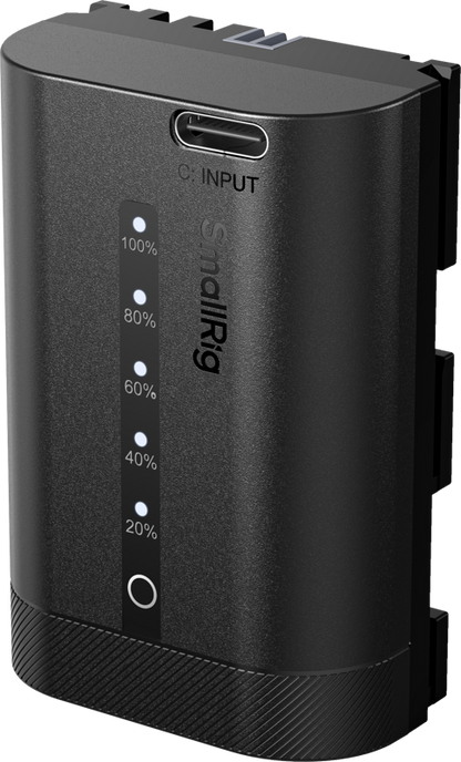 SmallRig 5298 USB-C Camera Battery with Power Display for Canon LP-E6P