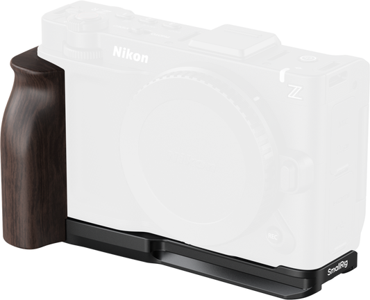 SmallRig 5906 L-Shaped Mount Plate with Wooden Handle for Nikon ZR