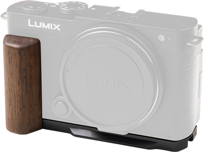 SmallRig 5945 L-Shaped Mount Plate with Wooden Handle for Panasonic S9