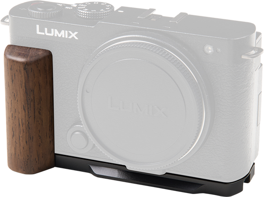 SmallRig 5945 L-Shaped Mount Plate with Wooden Handle for Panasonic S9