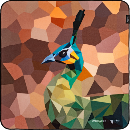 SmallRig 6040 Camera Wrap Wild China Film Series Green Peafowl Pattern