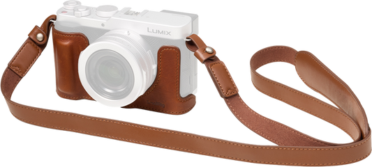 SmallRig 6275 Leather Half Case Kit for Panasonic LUMIX L10 Brown