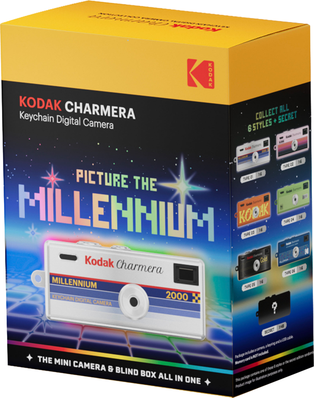Kodak Charmera Millennium Keychain Digital Camera Blind Box
