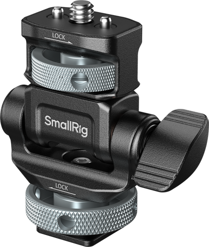 SmallRig 6313 Monitor Support for Horizontal & Vertical Shooting with Cold Shoe Mount