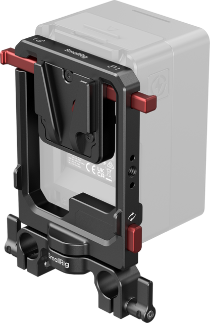 SmallRig 6273 Rotatable V-Mount Battery Plate with Dual V-Locks and 15mm Dual Rod Clamp