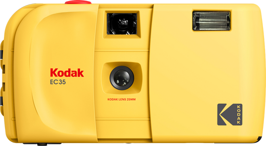 Kodak EC35 Film Camera Butter Yellow + Kodak Ultra Max 24 Exp
