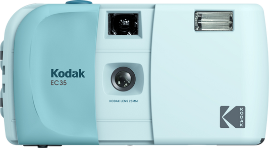 Kodak EC35 Film Camera Powder Blue  + Kodak Ultra Max 24 Exp