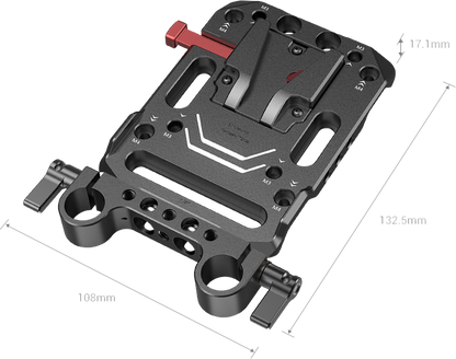 SmallRig 3016 Battery Plate V-Mount w Rod Clamp