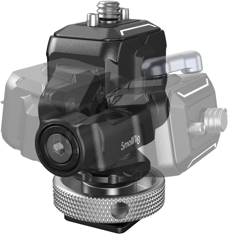 SmallRig 3514 Drop-in HawkLock Mini Quick Release Monitor Mount with Cold Shoe