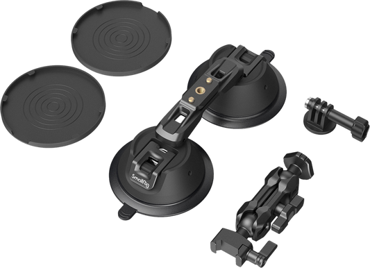 SmallRig 3566 Suction Cup Portable Dual with Camera Mount  SC-2K