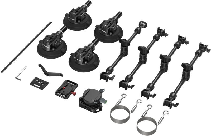 SmallRig 3565 All-in-One 4-Arm Suction Cup Camera Mount Kit for Vehicle Shooting SC-15K