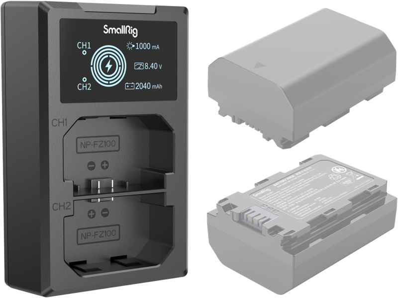 SmallRig 4087 Battery Charger For NP-FZ100 Batteries