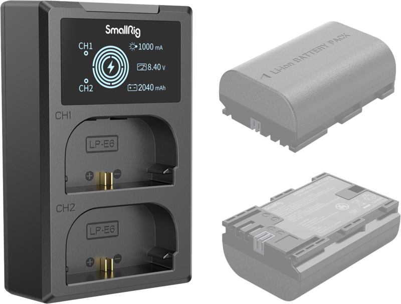 SmallRig 4084 Battery Charger For LP-E6 Batteries