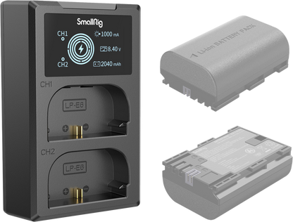 SmallRig 4084 Battery Charger For LP-E6 Batteries