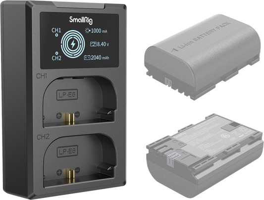 SmallRig 4084 Battery Charger For LP-E6 Batteries