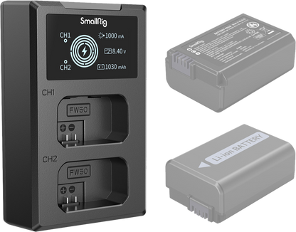SmallRig 4081 Battery Charger For NP-FW50 Batteries
