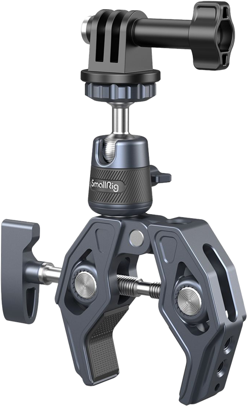 SmallRig 4102 Super Clamp with 360 Ballhead Mount for Action Cameras