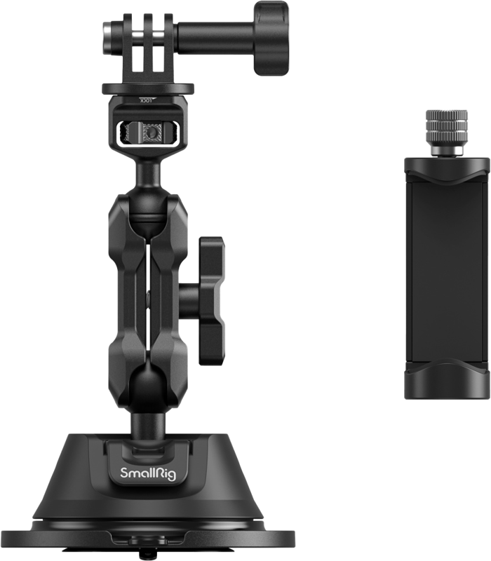 SmallRig 4275 Portable Suction Cup Mount Support Kit for Action Cameras / Mobile Phones SC-1K
