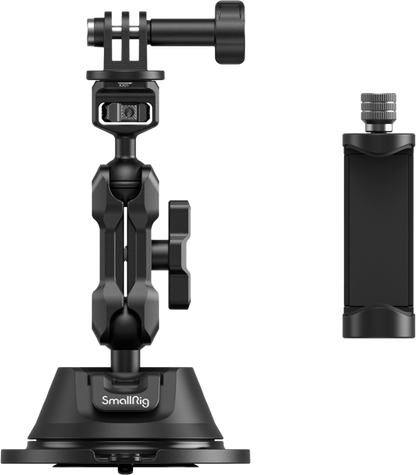 SmallRig 4275 Portable Suction Cup Mount Support Kit for Action Cameras / Mobile Phones SC-1K