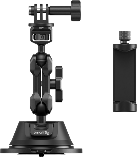SmallRig 4275 Portable Suction Cup Mount Support Kit for Action Cameras / Mobile Phones SC-1K