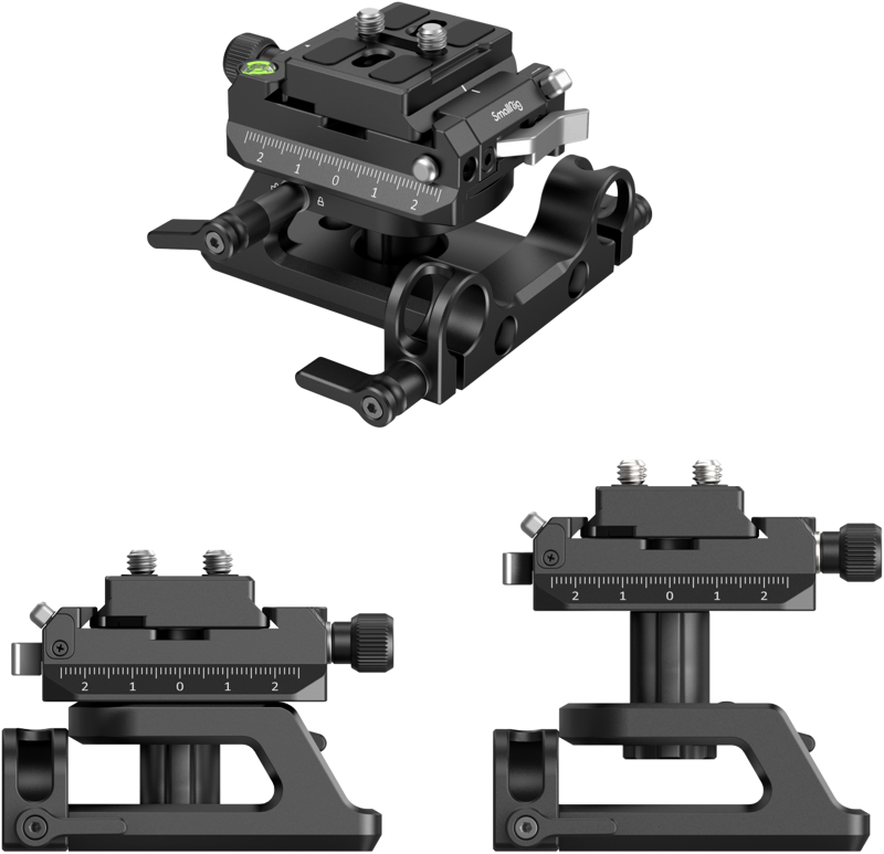 SmallRig 4233 Height adjustable Mount Plate Kit Universal ARCA & Manfrotto compatible