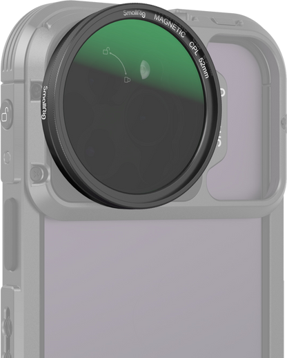 SmallRig 4388 MagEase Magnetic CPL Filter Kit with M-mount Filter Adapter (52mm)