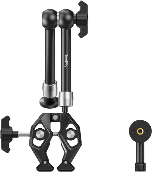 SmallRig 4454 Crab-Shaped Super Clamp Kit with Magic Arm