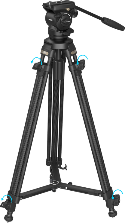 SmallRig 4685 Lightweight Video Carbon Fiber Tripod Kit AD-50
