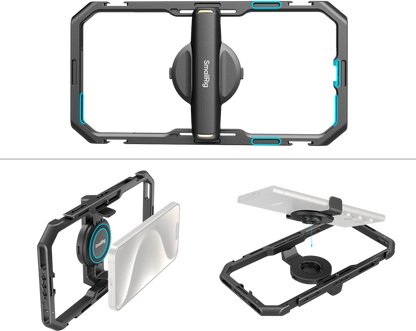 SmallRig 4704 All-in-One Video Kit for Smartphone Creators Qucik Pro Edition