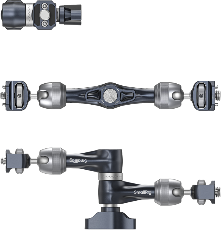 SmallRig 4899 Rosette Magic Arm (7") with ARRI Locating Screw