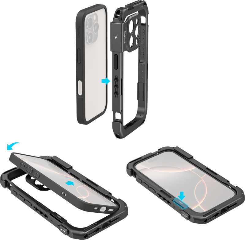 SmallRig 5006 Mobile Video Cage Basic Edition for iPhone 16 Pro Max