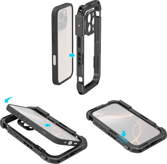 SmallRig 5008 Mobile Video Cage Basic Edition for iPhone 16 Pro