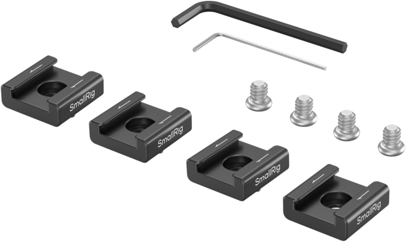 SmallRig 5033 Anti-Twist Cold Shoe Mount Support (4pcs)
