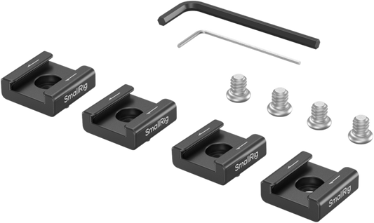 SmallRig 5033 Anti-Twist Cold Shoe Mount Support (4pcs)