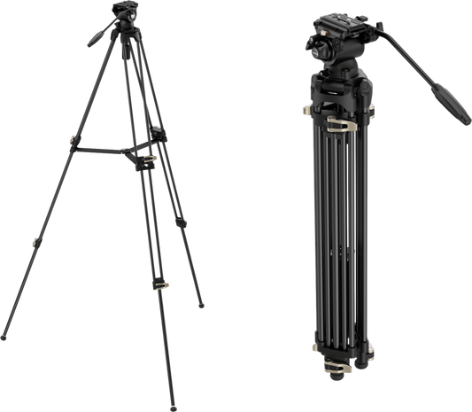 SmallRig 4686 Heavy-Duty Fluid Head Video Tripod Kit AD-01S