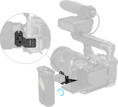 SmallRig 4458 Side Handle Extension Adapter Part with NATO Clamp